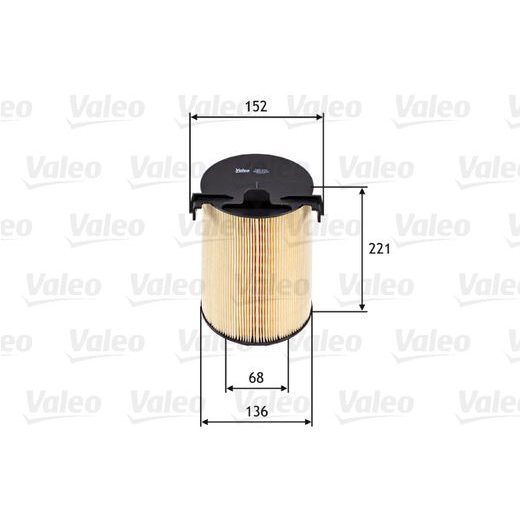 VALEO 585652 - Vzduchový filtr