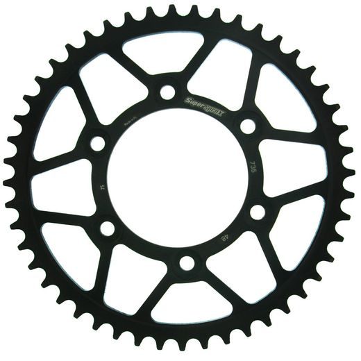 Řetězová rozeta SUPERSPROX RFE-735:48-BLK černý 48 zubů, 520