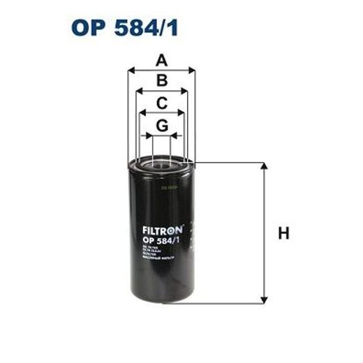 Olejový filtr FILTRON OP 584/1
