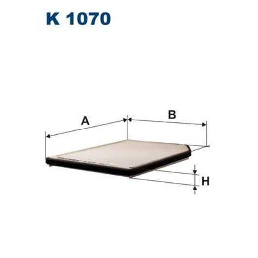 Filtr, vzduch v interiéru FILTRON K 1070