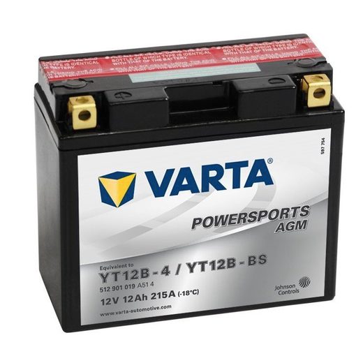 Motobaterie Varta YT12B-BS, 12V, 12Ah, 215A