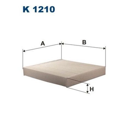 Filtr, vzduch v interiéru FILTRON K 1210