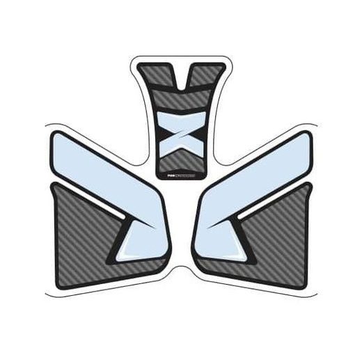 Tankpad PUIG SPECIFIC 9297C karbonový vzhled s boční částí