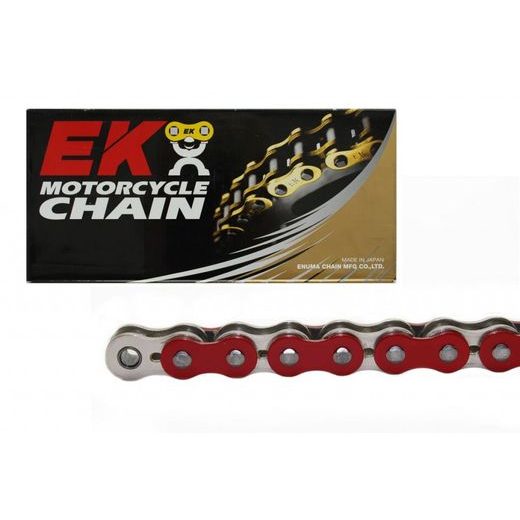 QX-kroužkový řetěz EK 525 SRX 1 L červená