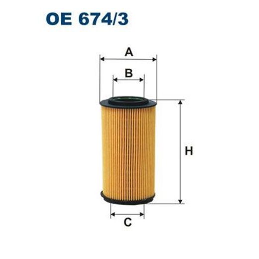 Olejový filtr FILTRON OE 674/3