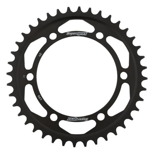 Řetězová sada EK - stříbrný řetěz 530 SRX, X-kroužek, kolečko JT pogumované, rozeta SUPERSPROX pro CAGIVA Raptor 1000 2001-2002