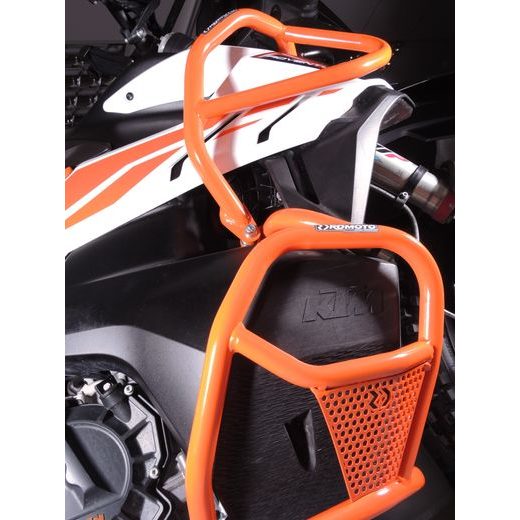 Ochranné rámy motoru RDMOTO CF130O oranžová vrchní a spodní
