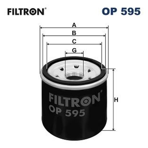 Olejový filtr FILTRON OP 595