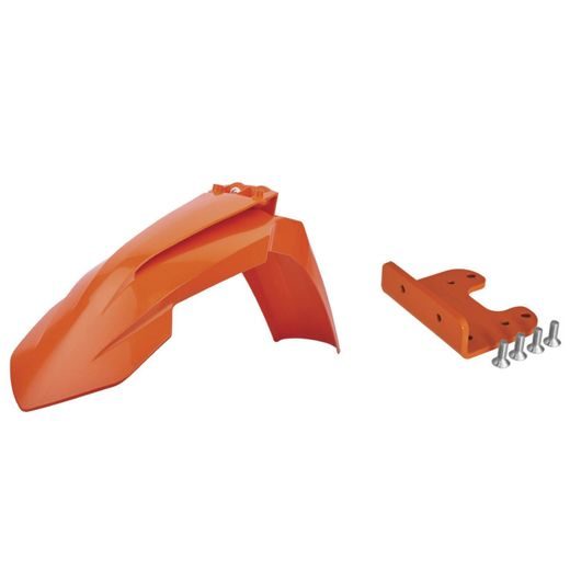 Přední blatník POLISPORT 90734 s nástavcem oranžová KTM 16