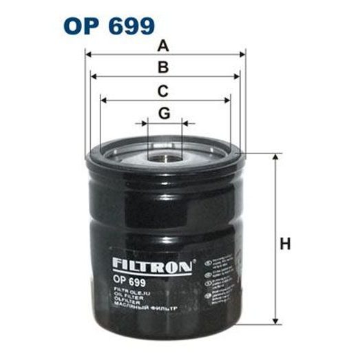 Olejový filtr FILTRON OP 699