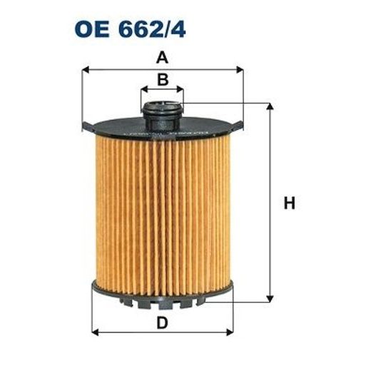 Olejový filtr FILTRON OE 662/4
