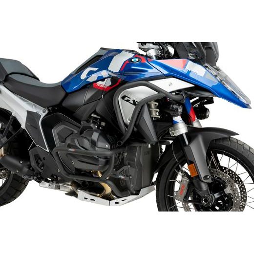 Ochranné rámy motoru PUIG 21870N d25mm lower, black