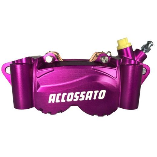 Radiální dvoudílný třmen Billet ACCOSSATO PZ011 - rozteč 100 mm Piston in aluminium