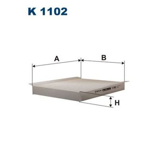 Filtr, vzduch v interiéru FILTRON K 1102