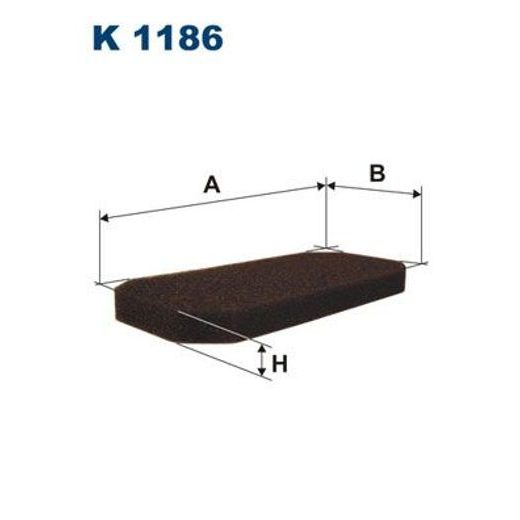 Filtr, vzduch v interiéru FILTRON K 1186