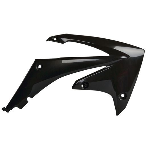 Spoilery chladiče POLISPORT 8412700003 (pár) černý pro HONDA CRF 450 R 2009-2012, HONDA CRF 250 R 2010-2013