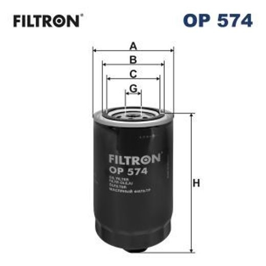 Olejový filtr FILTRON OP 574