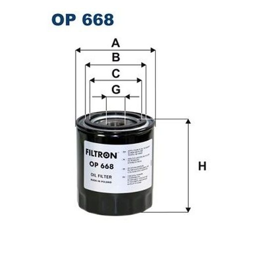 Hydraulický filtr, automatická převodovka FILTRON OP 668