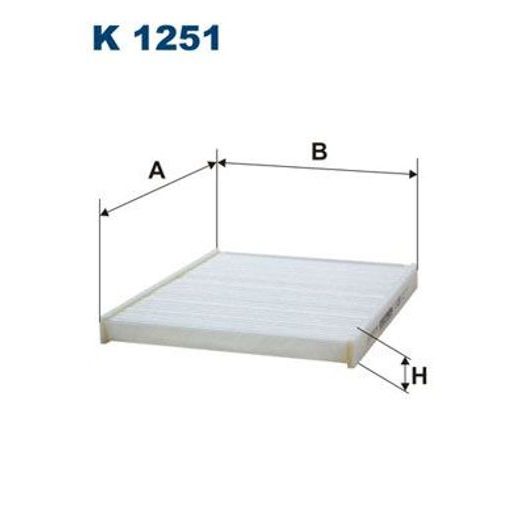 Filtr, vzduch v interiéru FILTRON K 1251