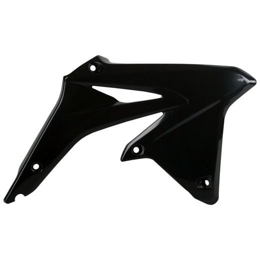 Spoilery chladiče POLISPORT 8412500002 (pár) černý pro SUZUKI RM-Z 450 2008-2017