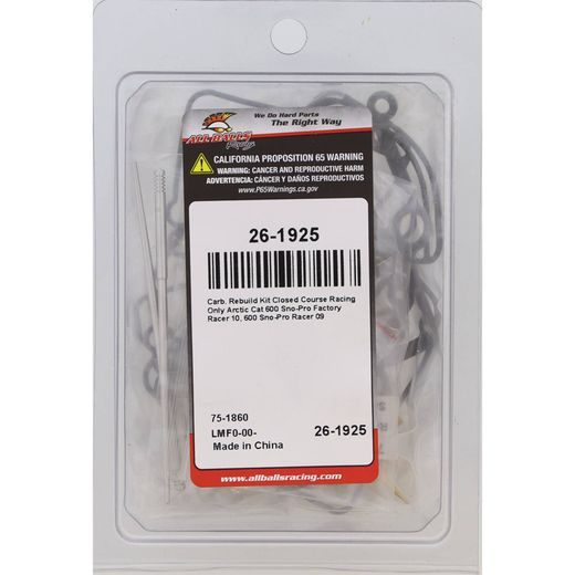 Sada na repasi karburátoru All Balls Racing CARK26-1925