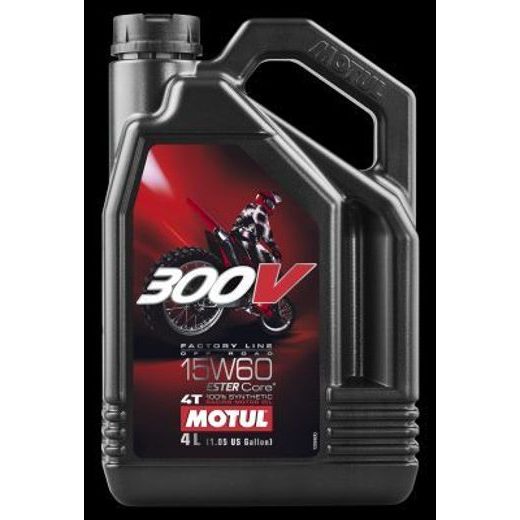 Motul 300V 4T Factory Line Off Road 15W-60 4L
