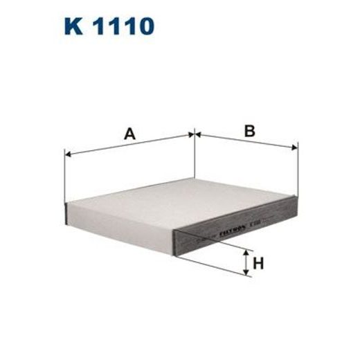 Filtr, vzduch v interiéru FILTRON K 1110