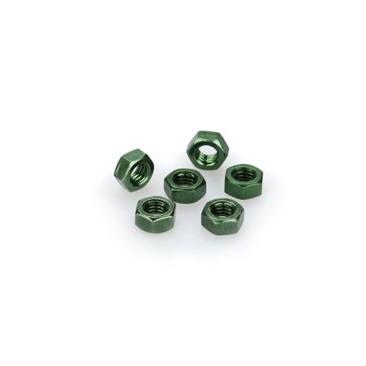 Matky PUIG ANODIZED 0764V zelená M6 (6pcs)