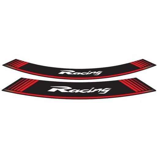 Linka na ráfek PUIG RACING 5531R červená linky na ráfek - sada 8ks