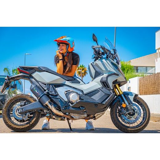 Koncovka výfuku Slip-on GPR FURORE EVO4 E5.H.262.FNE5 Matná černá zahrnuje spojovací svod a odnímatelný dB killer