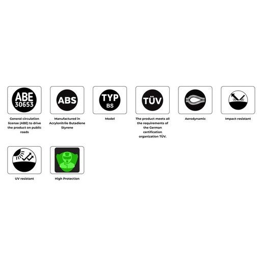 Spoiler motoru PUIG 22732C karbonový vzhled