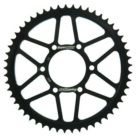 Řetězová rozeta SUPERSPROX RFE-809:53-BLK černý 53 zubů, 428