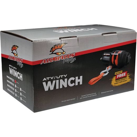 Winch All Balls Racing AB 3500LB 431-01022 2-Bolt