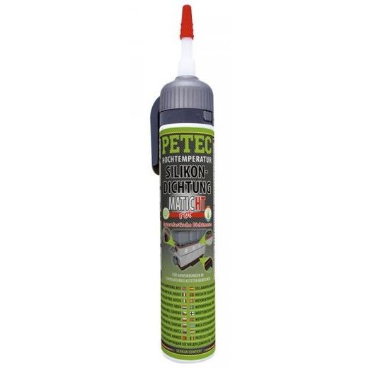 PETEC 97820 Silikonová těsnicí hmota, červená 200ml