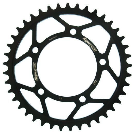 Řetězová sada D.I.D Chain - stříbrný řetěz 525 ZVM-X, X-kroužek, kolečko JT pogumované, rozeta SUPERSPROX pro APRILIA SL 1000 Falco 2000-2006