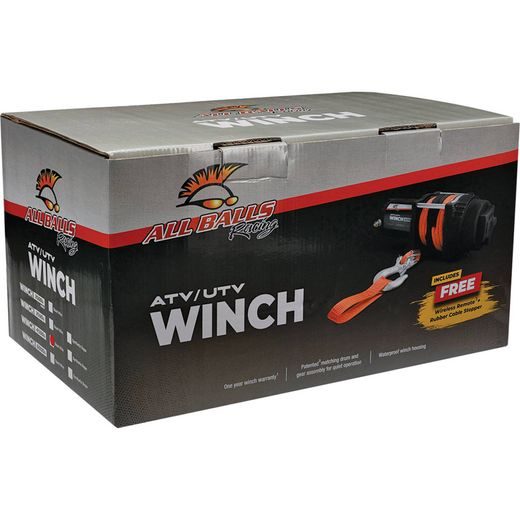 Winch All Balls Racing AB 4500LB 431-01025 4-Bolt
