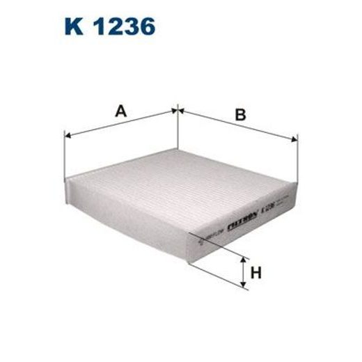 Filtr, vzduch v interiéru FILTRON K 1236