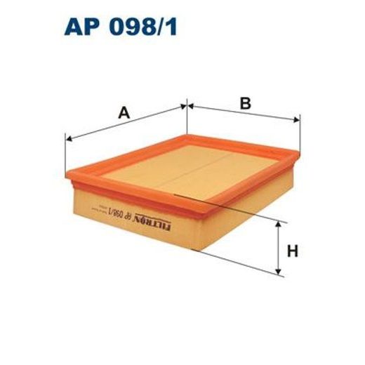 Vzduchový filtr FILTRON AP 098/1
