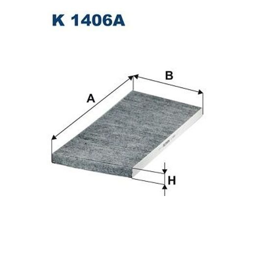 Filtr, vzduch v interiéru FILTRON K 1406A