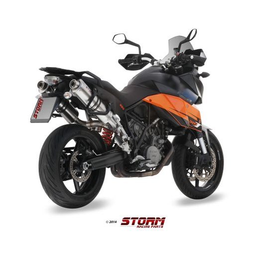 2 koncovky výfuku STORM OVAL KT.013.LX1 Nerez