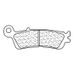 Brzdové destičky CL BRAKES 1267 MX10