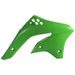 Spoilery chladiče POLISPORT 8426300006 (pár) zelená 05 pro KAWASAKI KX 450 (F) 2005-2008