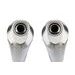 Dvojitá koncovka výfuku Slip-on GPR SATINOX Y.130.SAT Broušená nerezová ocel pro YAMAHA XT 660 Z Tenere 2008-2016