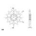 Řetězová sada D.I.D Chain - zlatý řetěz 520 MX, Netěsněný, kolečko SUPERSPROX, rozeta SUPERSPROX pro KTM EXC (XC) 380 2000-2002