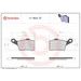 Brzdové destičky BREMBO 07BB3590 GENUINE