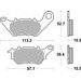 Brzdové destičky BREMBO 07YA53CC CC ROAD