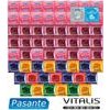 Pasante i Vitalis Premium Zestaw ultra cienkich prezerwatyw 61 szt.