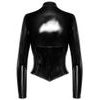 Black Level Tight fitting Vinyl Jacket