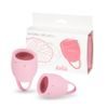 Lola Games Zestaw kubeczków menstruacyjnych Natural Wellness Różowa Magnolia, 2 szt.