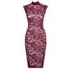 Cottelli Long Lace Dress 2718979 Red